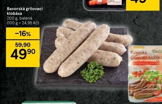 Bavorská grilovací klobása Ponnath