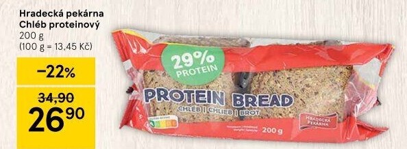 Chléb proteinový Hradecká pekárna