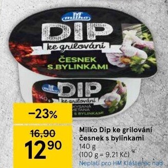 Dip ke grilování Milko