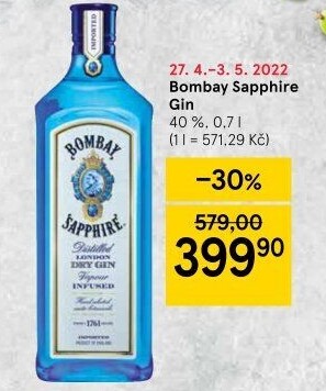 Gin Sapphire Bombay Spirits