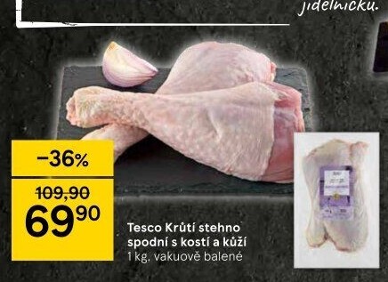 Krůtí stehna Tesco