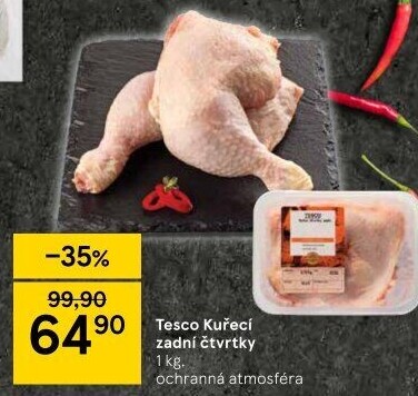 Kuřecí čtvrtky Tesco