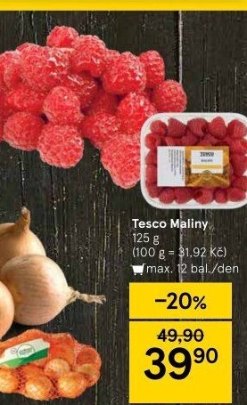 Maliny Tesco