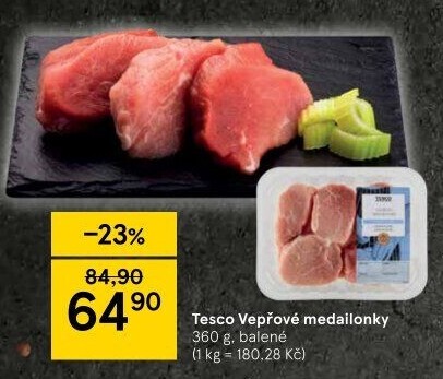 Medailonky vepřové Tesco