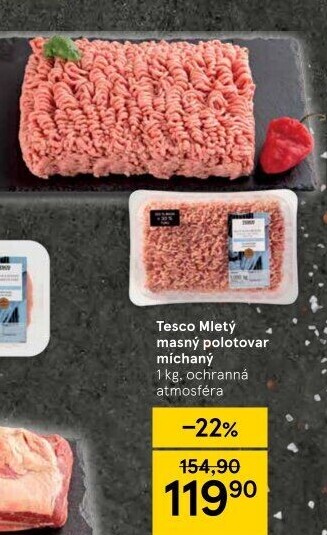 Mleté maso mix Tesco