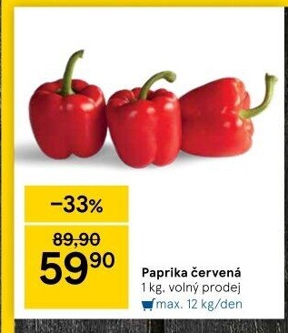 Paprika červená
