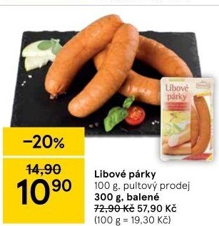 Párky libové