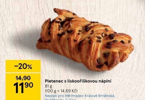 Pletenec plněný