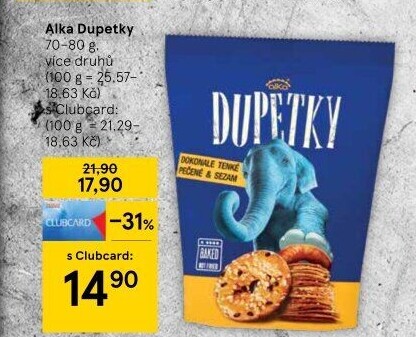Preclíky Dupetky Alka