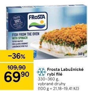 Rybí filé labužnické mražené Frosta