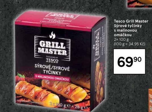 Sýrové tyčinky na gril Grill Master Tesco