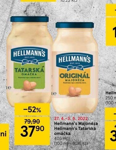 Tatarská omáčka Hellmann'