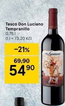 Víno Tempranillo Don Luciano