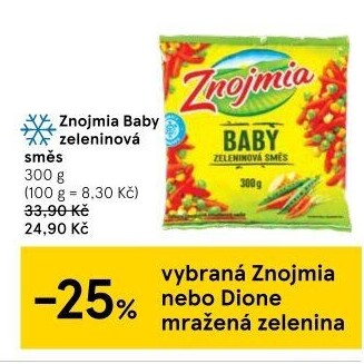 Zeleninová směs Baby mražená Znojmia