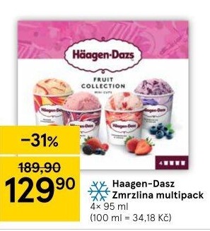 Zmrzlina v kelímku Collection Häagen-Dazs