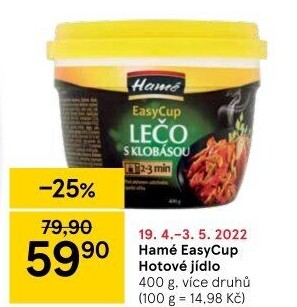 Hotová jídla Snadno a rychle Hamé