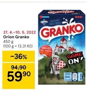 Instantní kakao Granko