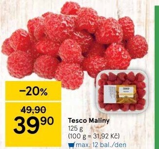Maliny Tesco
