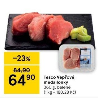 Medailonky vepřové Tesco