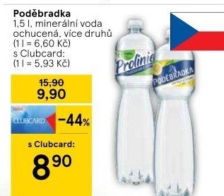 Ochucená voda Poděbradka