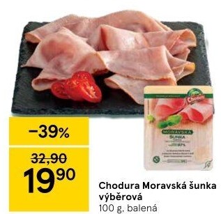 Šunka moravská výběrová Beskydské uzeniny Chodura