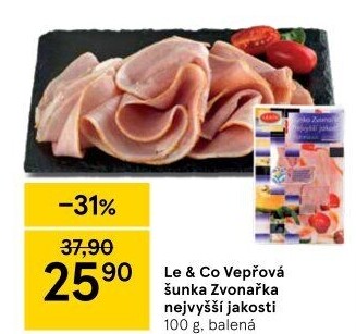 Šunka Zvonařka nejvyšší jakosti LE&amp