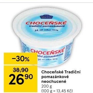 Tradiční pomazánkové Choceňské