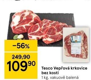 Vepřová krkovice bez kosti Tesco