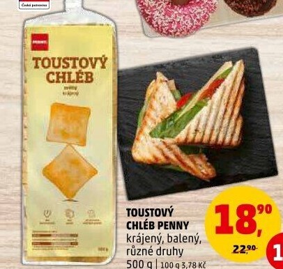 Chléb toustový Penny