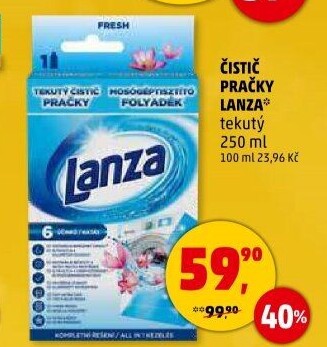 Čistič pračky Lanza
