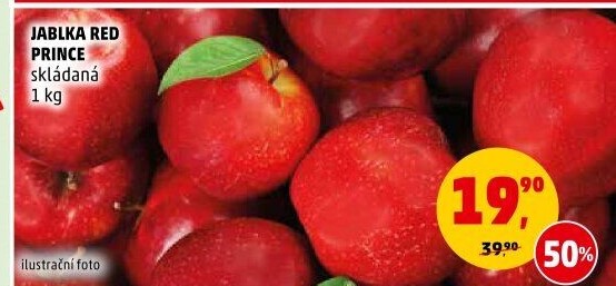 Jablka Red Prince