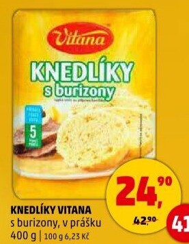 Knedlíky v prášku s burizony Vitana