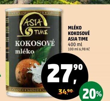 Kokosové mléko Asia Time