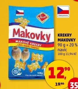 Krekry makovky Vest