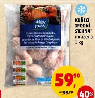 Kuřecí stehna mražená Moy park