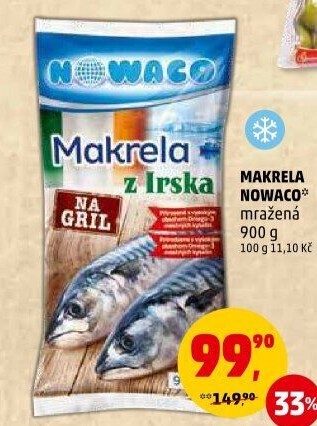 Makrela mražená Nowaco