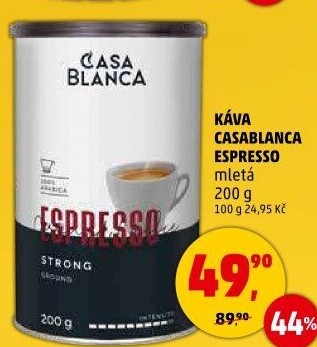 Mletá káva Espresso Casablanca
