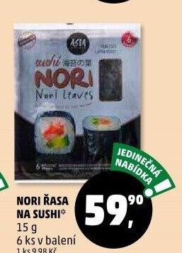Mořská řasa Nori Asia Kitchein