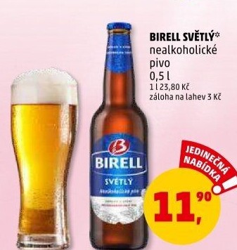 Nealkoholické pivo Birell