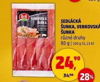 Sedlácká šunka Bell