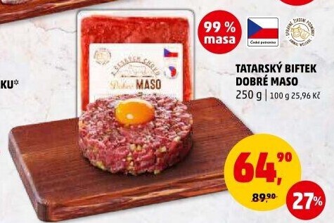 Tatarský biftek Dobré maso