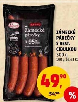 Zámecké párečky s cibulkou Steinex