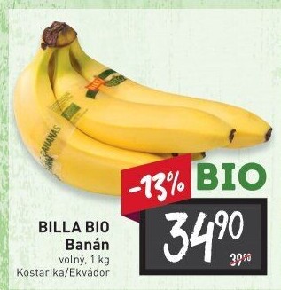 Banán Naše Bio Billa