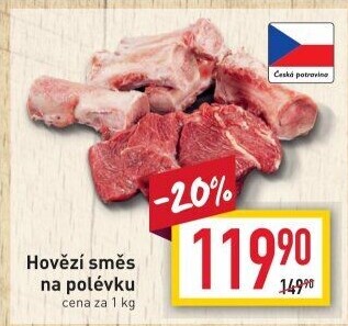 Hovězí polévková směs