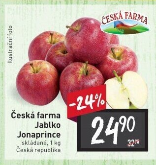 Jablka Jonaprince Česká Farma