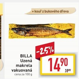 Makrela uzená Billa