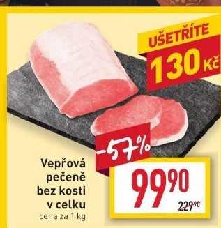 Vepřová pečeně bez kosti