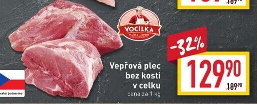 Vepřová plec bez kosti Vocílka