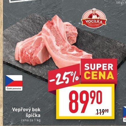 Vepřový bok špička Vocílka