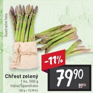 Chřest zelený